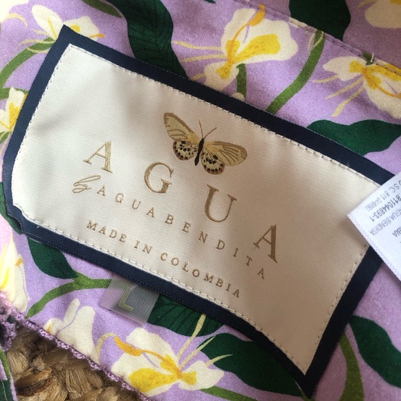 New: Agua by Agua Bendita Nova Lila Top. Size Large - Picture 14 of 16